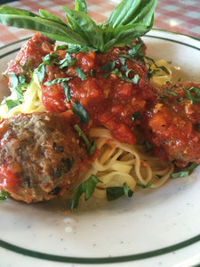 Gluten Free Linguine with Meat balls