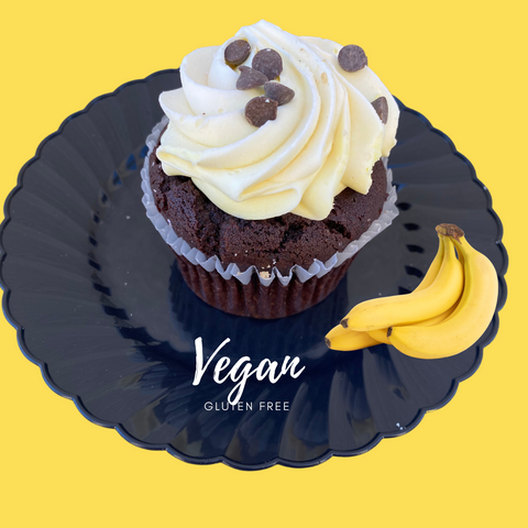 6 Gluten Free Vegan Chocolate & Banana Cupcake - Gluten Free Pasta
