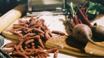 Vegan and Gluten free Plant based Red Beets Penne Rigate - Gluten Free Pasta