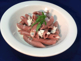 Plant based Red Beets Penne Rigate - Gluten Free Pasta